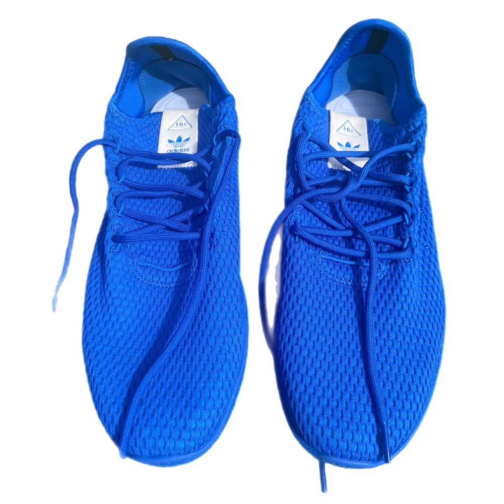 HUMAN MADE ADIDAS Pharrell Williams Tennis Hu Mesh Blue Luxury Low Top Trainer